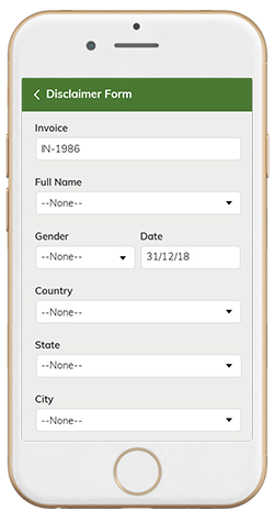 Disclaimer Management – iOS Application Disclaimer Form