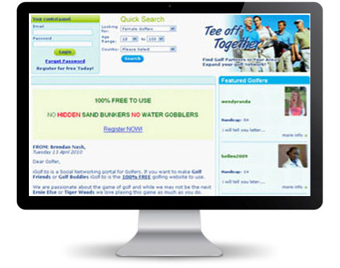 Golfers’ Community Portal