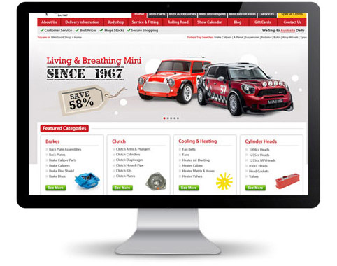 Ecommerce Site Using Magento